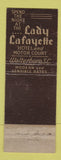 Matchbook Cover - Lafayette Grills Brunswick GA Walterboro SC Daytona Beach FL