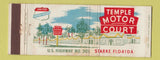 Matchbook Cover - Temple Motor Court Starke FL WEAR Full Length