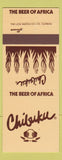 Matchbook Cover - Chibuku Beer Africa 30 Strike