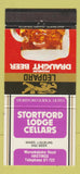 Matchbook Cover - Leopard Beer Stortford Lodge Hastings New Zealand 30 Strike