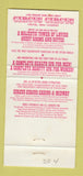 Matchbook Cover - Circus Circus Hotel Casino Las Vegas NV girlie 30 Strike