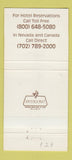 Matchbook Cover - MGM Grand Hotel Reno NV casino girlie 30 Strike