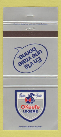 Matchbook Cover - O'Keefe Legere Beer QC  30 Strike