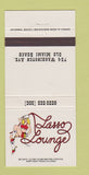 Matchbook Cover - Lasso Lounge Old Miami Beach FL girlie Strip Club? 30 Strike