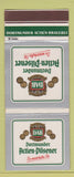 Matchbook Cover - DAB Dortmunder Actien Brauerei Beer Germany #2