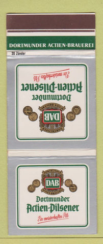 Matchbook Cover - DAB Dortmunder Actien Brauerei Beer Germany #2