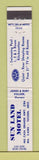 Matchbook Cover - Sun Land Motel Tucson AZ 10 Strike