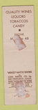 Matchbook Cover - Wine Barrel House Modesto CA Midget