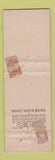 Matchbook Cover - Walter's Restaurant Brookline MA Midget