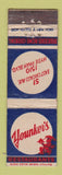 Matchbook Cover - Youker's Restaurant Chicago? Midget