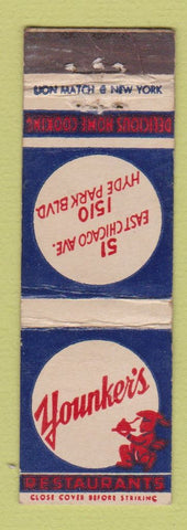 Matchbook Cover - Youker's Restaurant Chicago? Midget