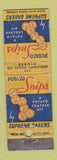 Matchbook Cover - Potato Snips Crackers WEAR Midget