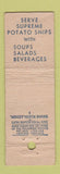 Matchbook Cover - Potato Snips Crackers WEAR Midget