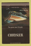 Matchbook Cover - Chrysler New Yorker Newell WV WEAR 40 Strike