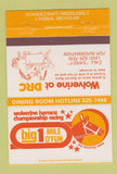 Matchbook Cover - DRC Horse Racing Livonia MI Wolverine #2 40 Strike