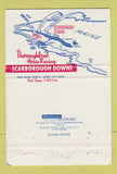Matchbook Cover - Scarborough Downs Horse Racing WEAR 40 Strike