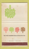 Matchbook Cover - Four Seasons New York City WEAR 40 Strike