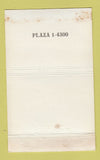 Matchbook Cover - Four Seasons New York City WEAR 40 Strike