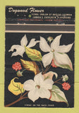 Matchbook Cover - Dogwood Flower Canada BC WEAR 40 Strike