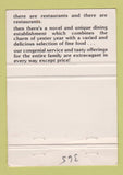 Matchbook Cover - Bare Facts Niagara Falls ON restaurant girlie WEAR 40 Strike