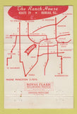 Matchbook Cover - Ranch House Bureau IL restaurant WEAR 40 Strike