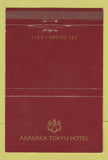 Matchbook Cover - Akasaku Tokyu Hotel Japan 40 Strike
