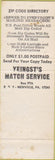 Matchbook Cover - PTA Ham Supper Newville PA 1967 WEAR