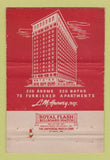 Matchbook Cover - LeClaire Hotel Moline IL 40 Strike