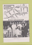 Matchbook Cover - La Percola Italian Restaurant London UK  40 Strike