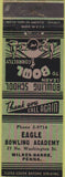 Matchbook Cover - Eagle Bowling Wilkes Barre PA