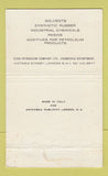 Matchbook Cover - Esso oil gas Chemicals London UK England 40 Strike
