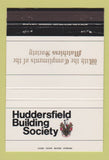 Matchbook Cover - Huddersfield Building Society UK 40 Strike