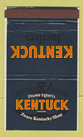 Matchbook Cover - Douwe Egberts Kentuck Zware Kentucky Shag 40 Strike