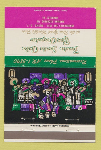Matchbook Cover Fonda Santa Anita Acapulco 1964 New York World's Fair 40 Strike