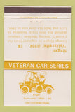 Matchbook Cover - Veteran Car Series Singer Voiturette WEAR 40 Strike