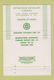 Matchbook Cover - Pittsburgh Envelope Company PA 40 Strike
