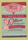 Matchbook Cover - Hotel Ottawa ON 40 Strike