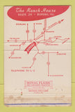 Matchbook Cover - Ranch House Bureau IL restaurant WEAR 40 Strike