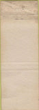 Matchbook Cover - Coastal Plain Life Insurance Washingtion NC POOR