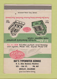 Matchbook Cover - RC Allen Cash Registers Greeley Colorado 40 Strike