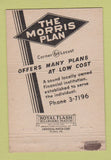 Matchbook Cover - Morris Plan Loans Des Moines IA 40 Strike