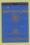 Matchbook Cover - Mitchell Mayer Bronze Paste St Louis MO 40 Strike