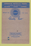 Matchbook Cover - Mitchell Mayer Bronze Paste St Louis MO 40 Strike