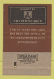 Matchbook Cover - Kuppenheimer Men's Clothes South Bend IN Rose Katz 40 Strike