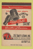 Matchbook Cover - JK Smit Sons Industrial Diamonds New York CIty 40 Strike