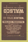 Matchbook Cover - Walsco Radio Products Beverly Hills CA Chicago IL 40 Strike