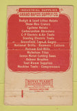 Matchbook Cover - Grand Rapids Industrial Supply MI WEAR 40 Strike