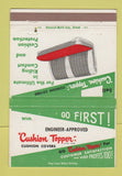 Matchbook Cover - Seat Cushion Topper Edgefield SC 40 Strike