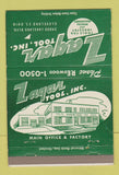 Matchbook Cover - Zagar Tool Inc Cleveland OH 40 Strike