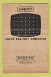 Matchbook Cover - Jackson Color Bar Dot Generator Dayton OH 40 Strike